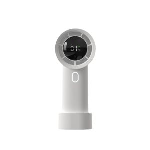 Mini Fan Portable Battery USB Rechargeable 1-100 Speeds LED Display Outdoor Camping Strong Wind Pocket Fan 掌上風扇