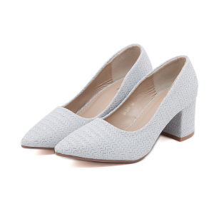 2inch Fashion Chunky Slip on Pointed Toe Elegant Style Womens Heels GK237