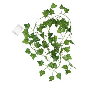 CHUNE066 ใช้พลังงานจากแบตเตอรี่ 20/100LED โคมไฟกลางแจ้งในร่ม ตกแต่งผนังลาน ปีใหม่ แฟรี่ไลท์ อุปกรณ์ปาร์ตี้ ตกแต่งคริสต์มาส ไฟสตริง จี้คริสต์มาส โคมไฟมาลัยใบ