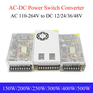 Switching Power Supply DC 150W-500W 12V 24V 36V 48V Adapter AC 110-264V for LED Strip Lights