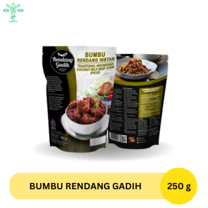 Bumbu Rendang Instan Gadih 250g Rempah Halus Premium Praktis Untuk Masakan Rendang