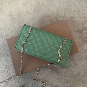 CNK24 Womens Chain Long Wallet Shoulder Bag Small Square Bag 30680914㏇X0415