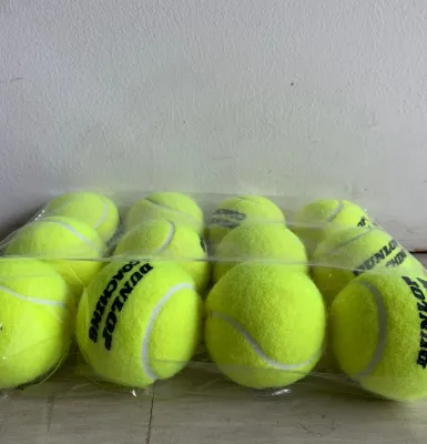 [12 Balls] Dunlop Coaching Tennis Balls