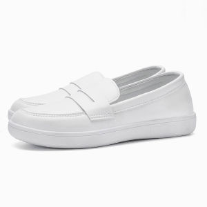 【Ready Stock】Womens flat nurse shoes summer leisure comfortable soft sole small white shoes breathable medical special work shoes