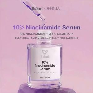 LISHUI SERUM WAJAH 10% NIACINAMIDE SKINCARE WAJAH UNTUK FLEK HITAM DAN BEKAS JERAWAT