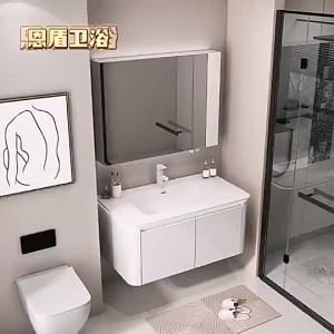Urban Echo Vanity Cabinet Ceramic Basin Bathroom Cabinet Combination Bathroom Sink Sink Hand Wash Basin Cabinet