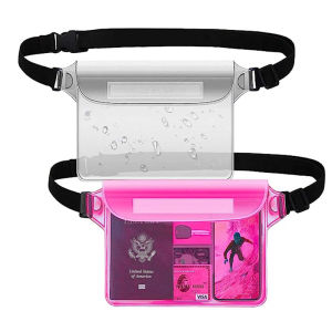 Swimming Beach Diving Waterproof Bag PVC Large Size Waterproof Pouch Organizer Underwater Mobile Phone Bag Waist Pack