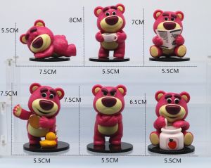 Bộ 6 mô hình Gấu Dâu siêu dễ thương - Có quà tặng