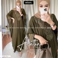 AGATHA BAJU KAFTAN WANITA TERBARU GAMIS KAFTAN MEWAH DAN ELEGAN OOTD HIJAB OUTFIT LEBARAN. 