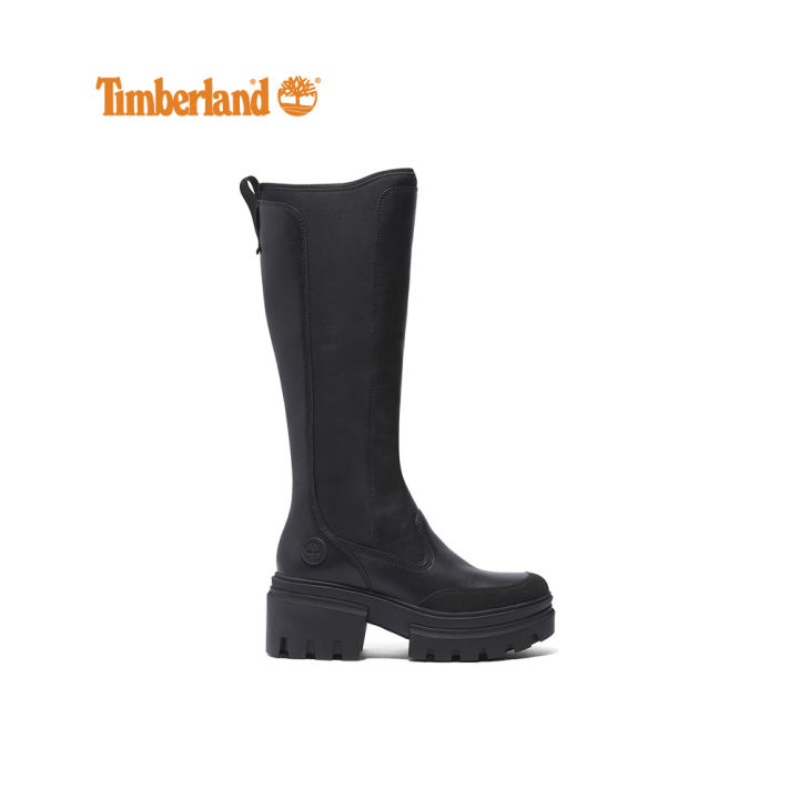 Tall black timberland best sale boots