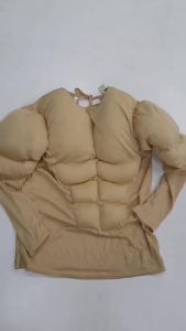 Muscle Outfit Muscle Man T T-shirt Halloween Role Play Cross-Border Fake Abs T T-shirt Party Clothing Wholesale #