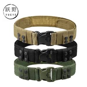 130CM Tactical Men Canvas Waistband Quick-Break Belt Army Style Combat Belts High Quality Outdoor Hunting Camouflage Waist Strap