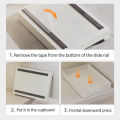 Veckle Pull-out Basket for Kitchen Cabinet Stainless Steel Dish Rack Organizer Pullout Shelves Plates Organizer. 
