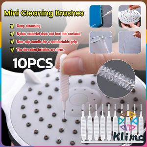 Klimo Anti-clogging Mini Hole Cleaning Brushes Shower Head Cleaning Cell Phone Hole Cleaning Tools 10Pcs