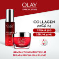 Olay Regenerist Collagen Peptide 24 - Paket Skincare Anti Aging Serum dan Krim Moisturizer. 
