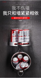 《SG seller》304 Stainless steel Bath storage rack hanger Shampoo Bath liquid shelf holder Drill-free wall