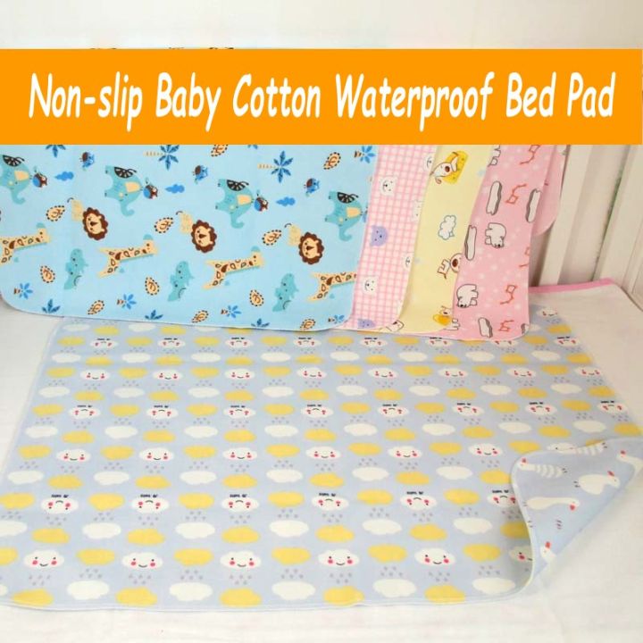 Non Slip Baby Cotton Waterproof Bed Pad