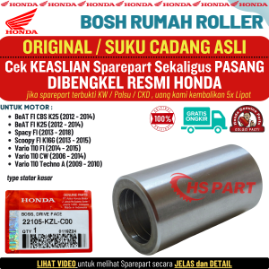 Bosh Bos Bushing Rumah Roller Beat Fi KZL Original Scoopy Fi Spacy Fi Vario 110 Fi Ori AHM Honda