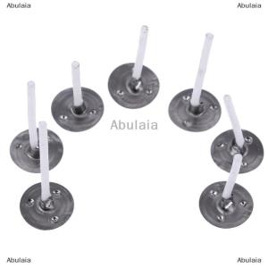 [COD] Abulaia 100pcs เทียนแม่พิมพ์ wick TABS เทียนเป็นมิตรกับสิ่งแวดล้อม sustainer ทำให้ผ้าฝ้ายบริสุทธิ์