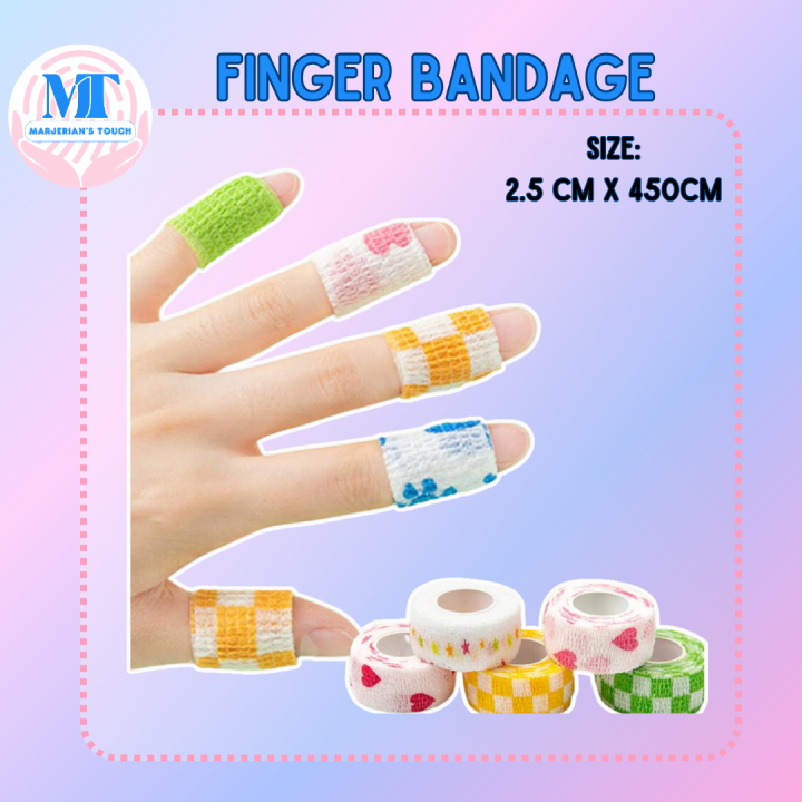 Elastic finger deals bandage