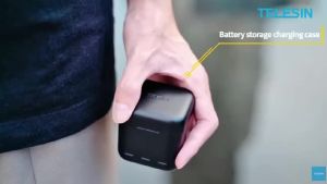 100% ASLITELESIN GoPro Battery HERO 5 / 6 / 7 Black / 8 / 9 / 10 / 11 / 12 – High Performance & Long Lasting