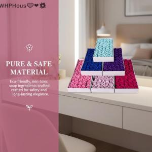 WP💓💛💖 50Pcs Box Soap Roses Romantic Wedding Valentines Day DIY Gift Home Decoration Party Flower Decor Supplies