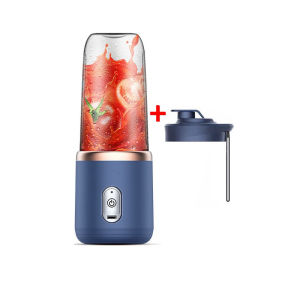 100% Ori Blender Portable Mini Juice Blender 6 Pisau Juicer Portable Usb Pembuat Jus Elektrik Rechargeable Mini Mixer Ice Crusher