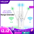 AC1200 Dual-band Wireless AP/Range Extender/Router with Dual Giga LAN and High Power Antennas. 