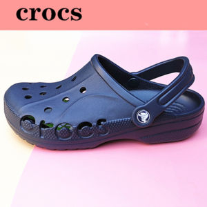Dép sục crocs baya classic clog chuẩn xịn chống hôi chân nhựa tế bào êm mềm đúc liền khối siêu bền đi mưa lội nước đi biển Crocs baya classic clog cho cả nam và nữ màu xanh navy
