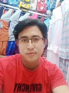 baju tidur wanita dewasa standart 3/4 NB polos BORDIR bahan kaos serian muda motif acak random