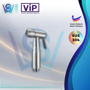 VIP Stainless Steel Hand Spray Bidet Hose Set & Holder Bathroom SUS304 Flushing gun faucet toilet pipe tandas air paip