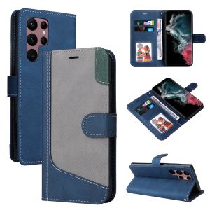 New Phone Case For Samsung Galaxy S25 S24 S23 S22 S21 S20 Plus / S25 S24 S23 S22 S21 S20 Ultra / S21 S20 S23 S24 FE 3 Color Leather Wallet 2 Card Slot Flip Cover Casing