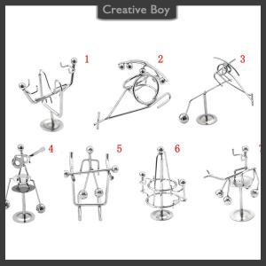 [Creative] Mini Newtons cradle balance balls physics classic science fun desk toys office