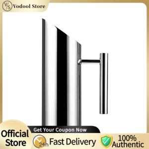 【24 Hours Shipped】Elegant 1/2L Stainless Steel Drink Pitcher for Juice and Cold Water with Spill-Resistant Lid