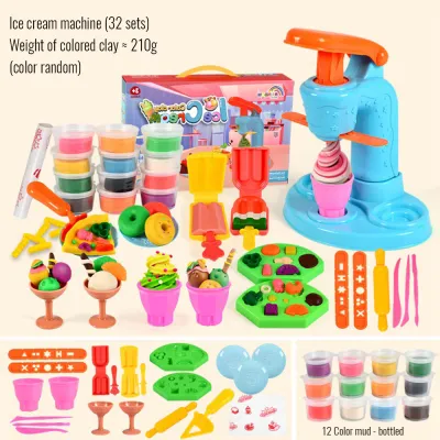 Play Doh Plasticine Toys Ice cream Set Dough 3D Double Twister MVZMGKEJGK Clay Toy