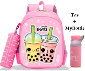 AMIRA TAS [ COD ] TAS RANSEL SEKOLAH ANAK PEREMPUAN BOBA 3 IN 1 TERBARU / TAS SEKOLAH ANAK TK SD SMP