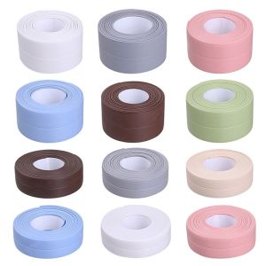 LLCY Self Adhesive Caulk Tape Countertop Mildew-proof Shower Tile Sealer Professional Colorful Kitchen Sealant Strip Household
