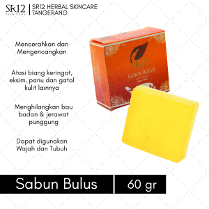 Sabun Bulus SR12 Official Pencerah Wajah dan Tubuh Sabun Muka Glowing Sabun Eksim Gatal Paling Ampuh