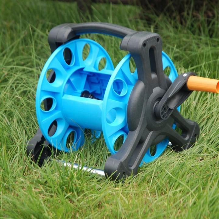 Garden Hose Reel Stand with Wheels Water Pipe Storage Rack Hose Reel ...
