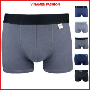 Combo 3 quần sịp đùi nam cao cấp nhiều lưng co dãn 4 chiều vải cotton quần lót nam boxer thấm hút tốt