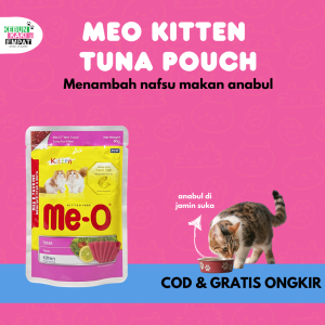 Meo Pouch Kitten Pouch Tuna 80 gr Makanan kucing