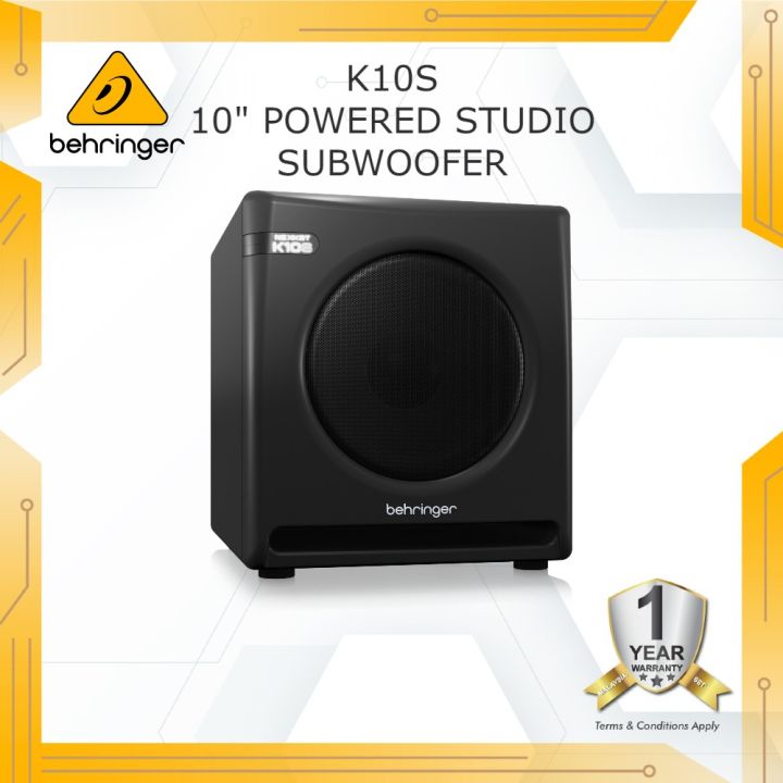 [100% AUTHENTIC] BEHRINGER K10S Audiophile 10" Studio Subwoofer with ...