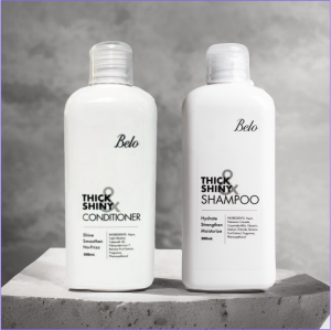 BEL0 Thick & Shiny Growth-Boosting Shampoo & Conditioner Set - Fuller Healthier Hair