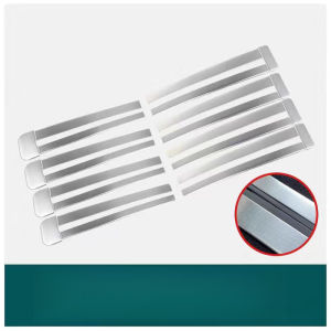 Xpeng X9 2024-2026 Stainless Steel Seat Rail Cover - Anti-Scratch Track Trim Guard Luxury Interior Upgrade Accessories Interior Accessoreies Automotive Accessories Exterior Accessories Protective Cover Upgrade Decor Decoration Sporty Luxury interior Pre