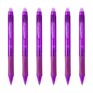 6PCS Retractable Thermal Erasable Pens Easy Correction Feature Perfect For Journals Planners