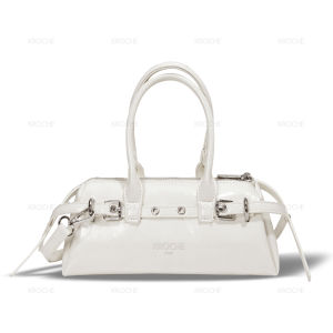 Kroche Tas Selempang Wanita PU Glossy Stylish Aurelia Barrel Bag Fashion Casual