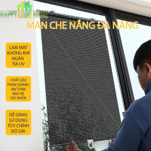 Rèm Che Nắng Cách Nhiệt Tự Cuộn Thông Minh
