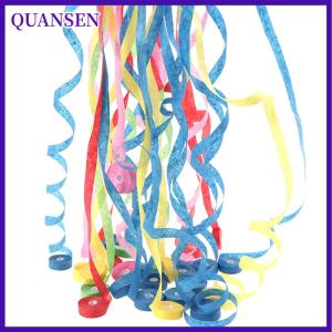QUANSEN 5PC เทคนิคมายากลโยนสายรุ้งสีหรือสีขาวแมงมุมอุปกรณ์มายากล