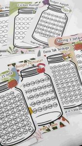 [Bundle] Kertas Challenge Jar Binder Tabungan A6 - 6 Ring