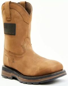 CODY JAMES MENS BCJC0SPW150 10" Disruptor Western Work Boots - Nano Composite Toe - Black